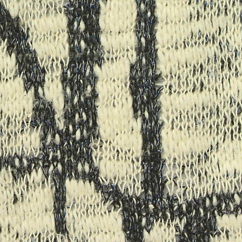 Dark Grey Abstract Chunky Knit, Polyester
