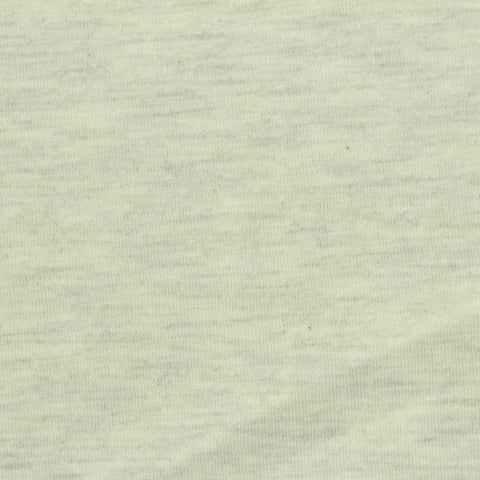 Light Yellow-Green Marl Jersey Knit, Poly-Cotton