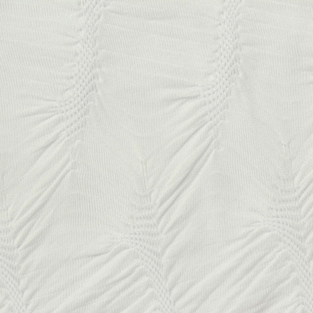 White Tone-on-Tone Jacquard, Polyester, 172 gsm