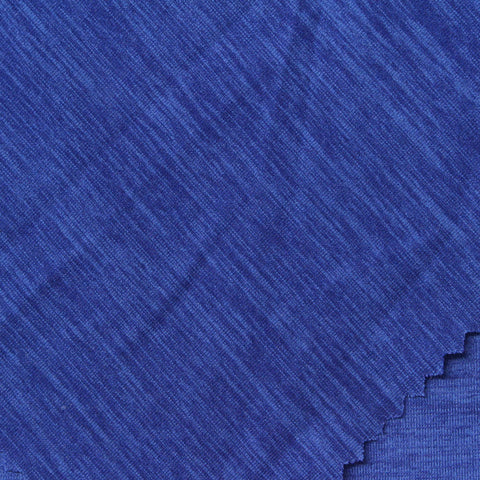 Polyester Stretch Jersey Knit Fabric, 160 gsm, 160 cm — Blue, ref EF-249687