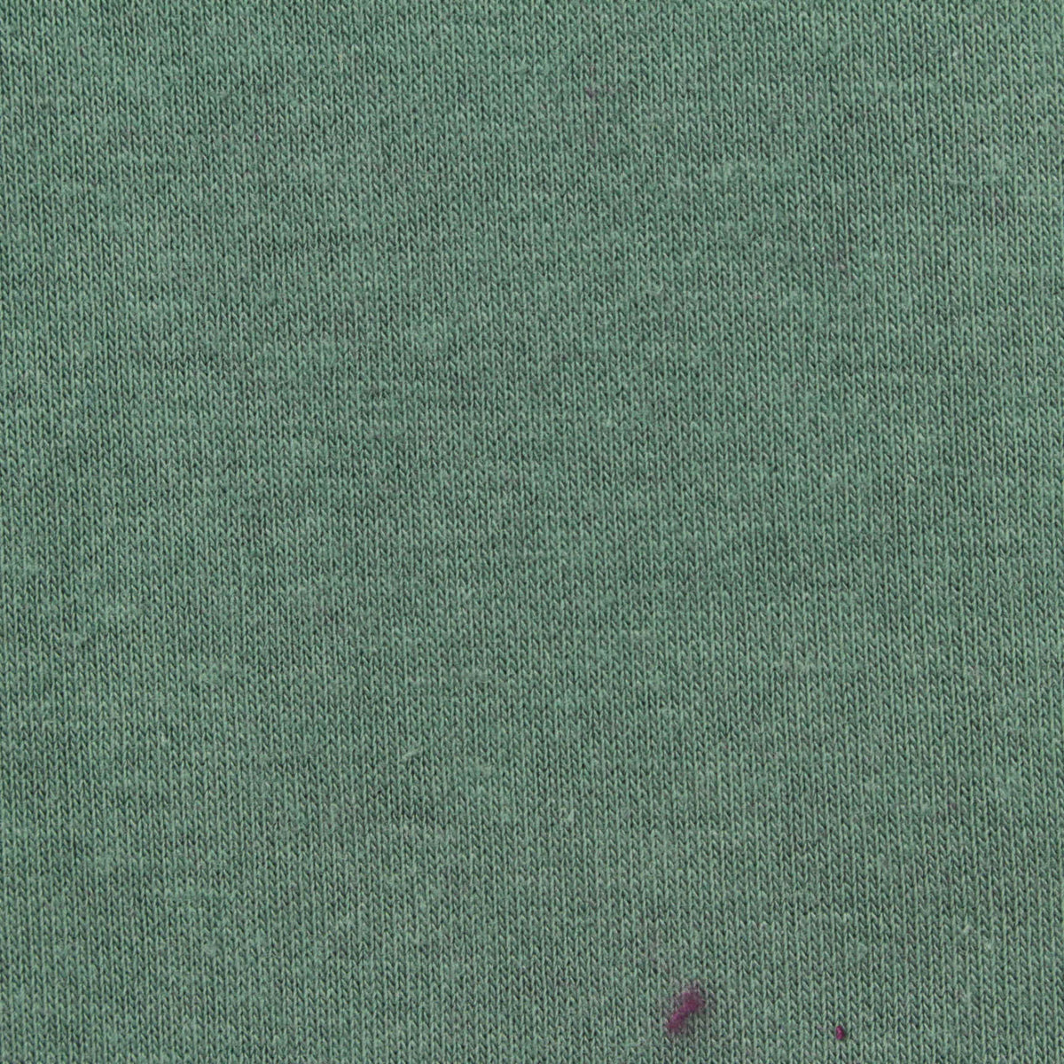 Green Heather French Terry, Cotton-Poly
