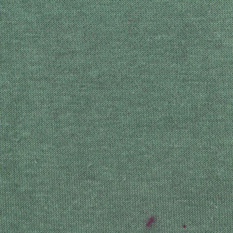 Green Heather French Terry, Cotton-Poly