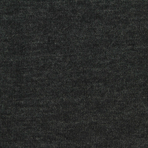 Brushed Cotton Polyester French Terry Fabric, 270 gsm, 180 cm — Grey