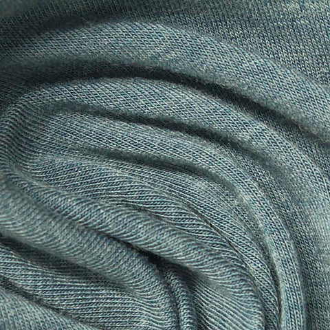 Heathered Blue-Green Marl Jersey Knit