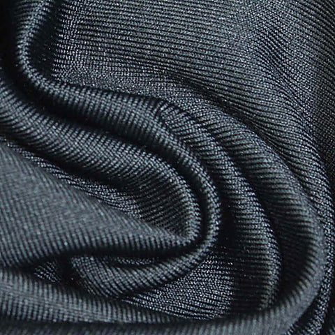 Polyester Stretch Jersey Knit Fabric, 330 gsm — Navy