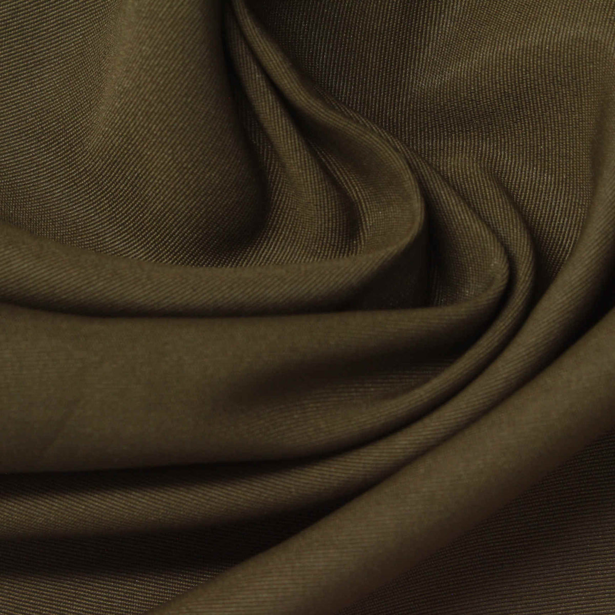 100% Polyester Woven Fabric, 120 gsm, 155 cm — Khaki