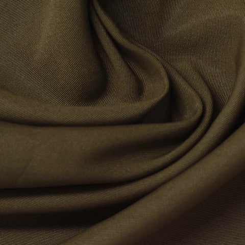 100% Polyester Woven Fabric, 120 gsm, 155 cm — Khaki