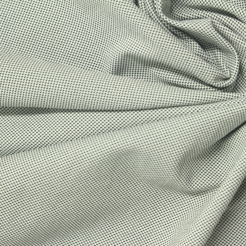 Grey Dots Jersey Knit, Poly-Nylon