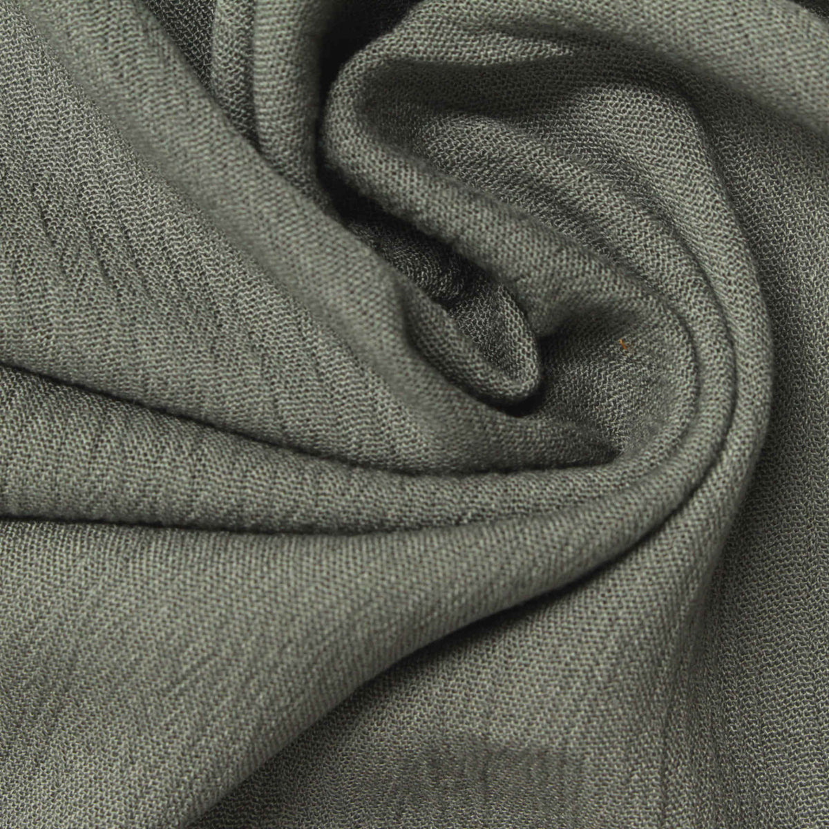 100% Viscose Crepe Fabric, 135 gsm — Green