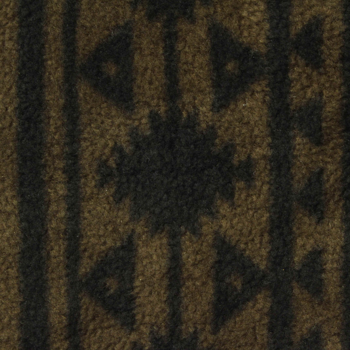 Dark Brown Geometric Jacquard, Polyester