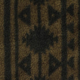 Dark Brown Geometric Jacquard, Polyester