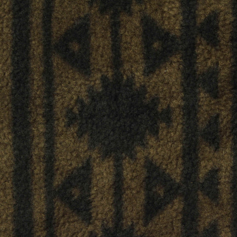 Dark Brown Geometric Jacquard, Polyester