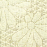 Cream Floral Jacquard, Poly-Viscose