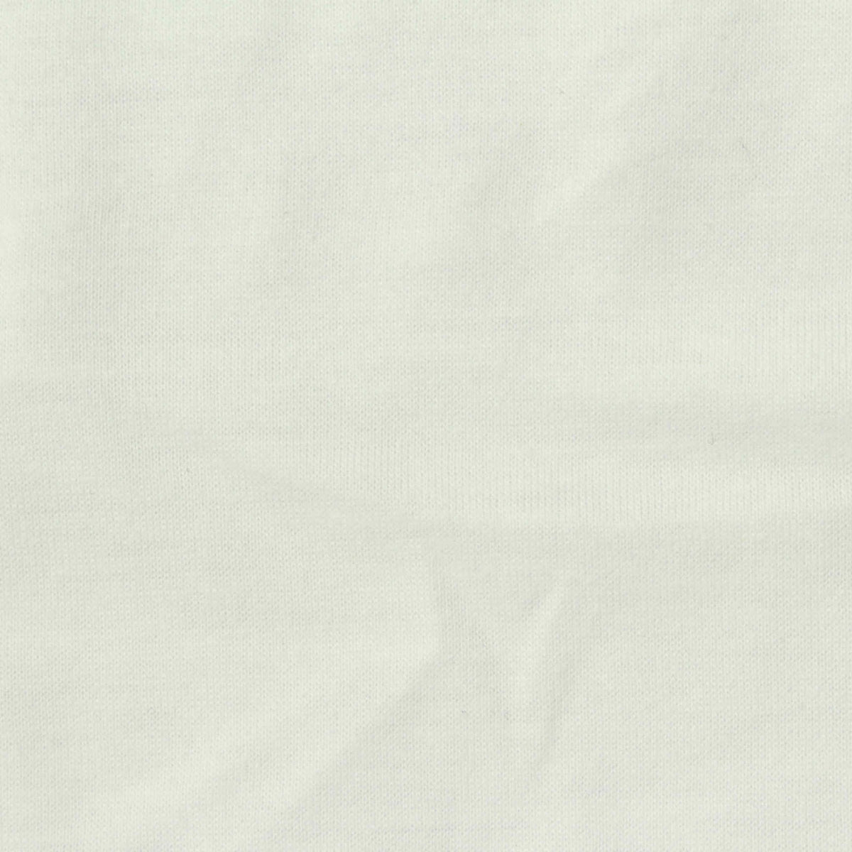 Cotton Polyester Jersey Knit Fabric, 140 gsm, 185 cm — White, ref EF-249788