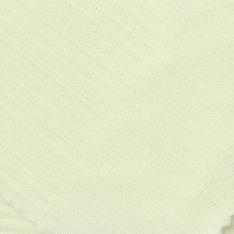 Polyester Cotton Stretch Knit Fabric, 270 gsm, 120 cm — Yellow