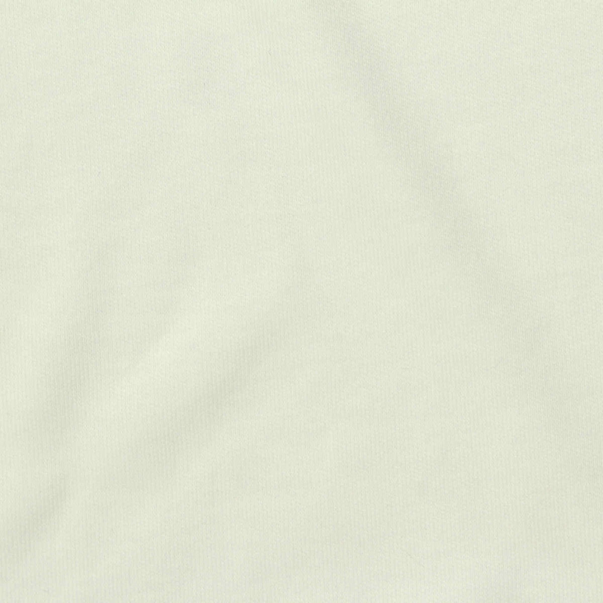100% Cotton Interlock Knit Fabric, 240 gsm, 183 cm — White