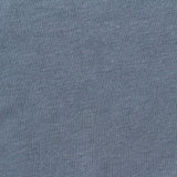 Blue-Grey Heathered-Marl Jersey Knit, Cotton-Poly