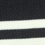 White Horizontal-Stripe Rib Knit, Polyester — texture