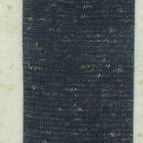 Dark Blue Vertical-Stripe Jersey Knit, Poly-Linen — texture