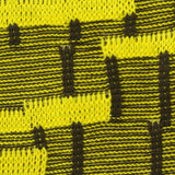 Yellow Geometric Chunky Knit, Polyester