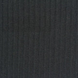 Polyester Stretch Rib Knit Fabric, 230 gsm, 165 cm — Black