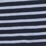 Navy Horizontal-Stripe Knit, Poly-Viscose