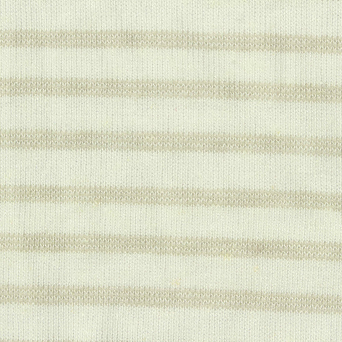 Cream Horizontal-Stripe Knit, 161 gsm