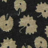 Beige Abstract-Floral Jersey Knit, Cotton-Modal — texture