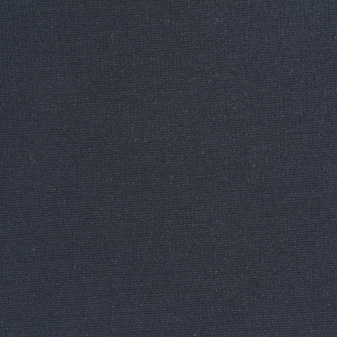 Viscose Nylon Stretch Ponte Knit Fabric, 220 gsm, 160 cm — Navy