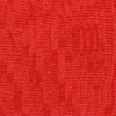 Cotton Polyester Jersey Knit Fabric, 150 gsm, 175 cm — Red