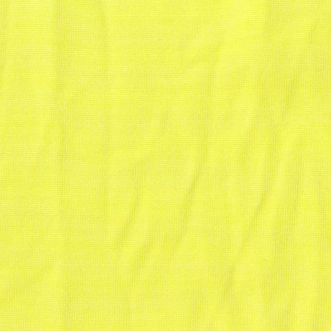 Brushed Polyester Stretch Milk Silk Knit Fabric, 180 gsm, 170 cm — Yellow