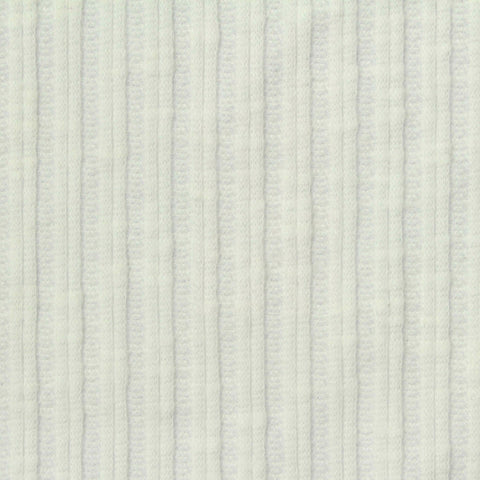 Jacquard Cotton Polyester Knit Fabric, 240 gsm, 120 cm — White