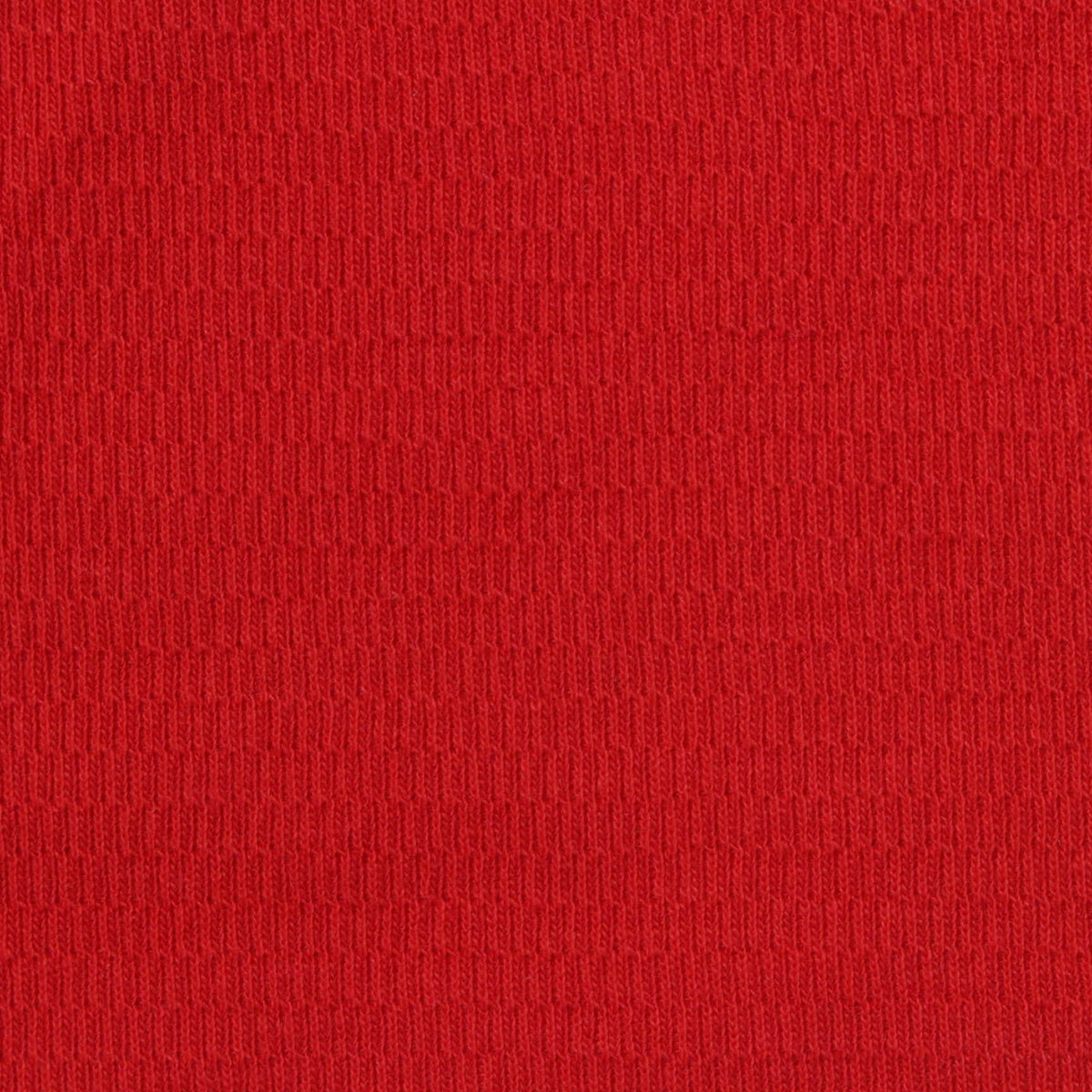 Jacquard Cotton Polyester Knit Fabric, 250 gsm, 180 cm — Red