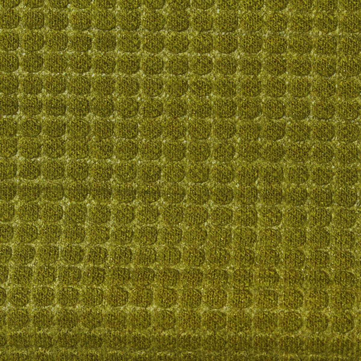 Jacquard Polyester Acrylic Metallic Knit Fabric, 345 gsm — Khaki