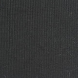 Viscose Stretch Rib Knit Fabric, 290 gsm, 120 cm — Black