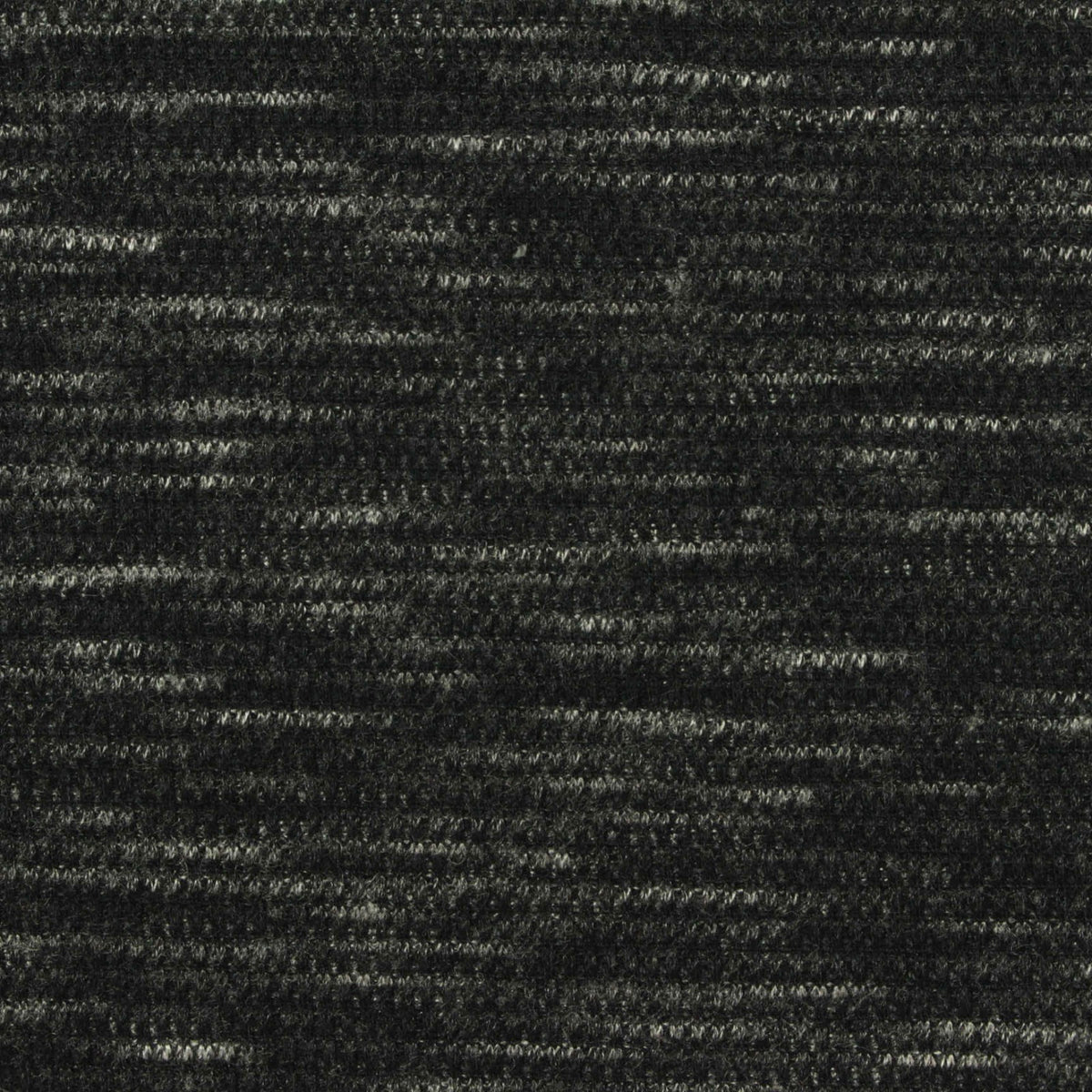 Dark Grey Marl Waffle Knit, Polyester, 190 gsm