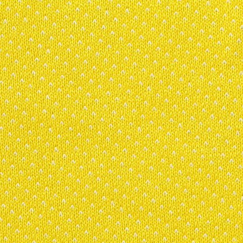 Yellow Marl Birdseye Knit, Viscose-Poly