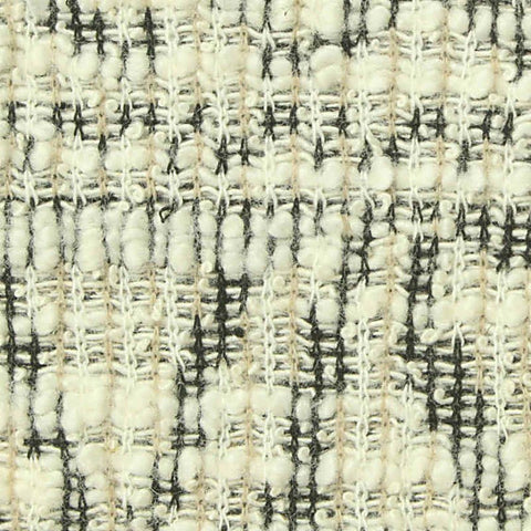 Dark Grey Abstract Bouclé, Cotton-Poly, 280 gsm