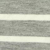 Grey Horizontal-Stripe Knit, Viscose — texture