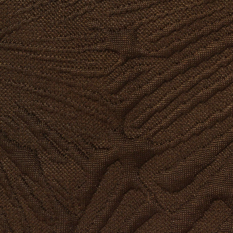 Brown Tone-on-Tone Interlock Knit, Polyester