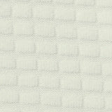 Plaid Polyester Stretch Knit Fabric, 182 gsm, 160 cm — White — texture