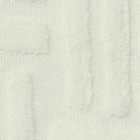 Cream Geometric-Line Jacquard, Polyester