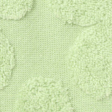 Light Green Floral Jacquard, Cotton-Poly — texture