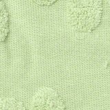 Light Green Floral Jacquard, Cotton-Poly — texture