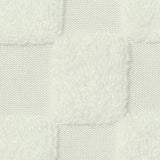 Jacquard 100% Polyester Knit Fabric, 270 gsm, 160 cm — White — texture