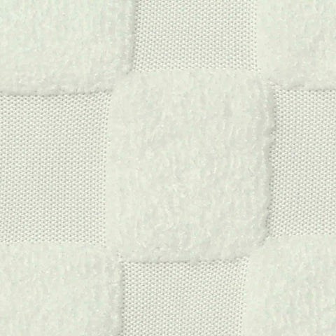 Jacquard 100% Polyester Knit Fabric, 270 gsm, 160 cm — White