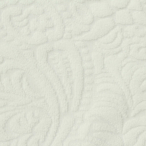 Cream Tone-on-Tone Floral Jacquard, Polyester, 149 gsm