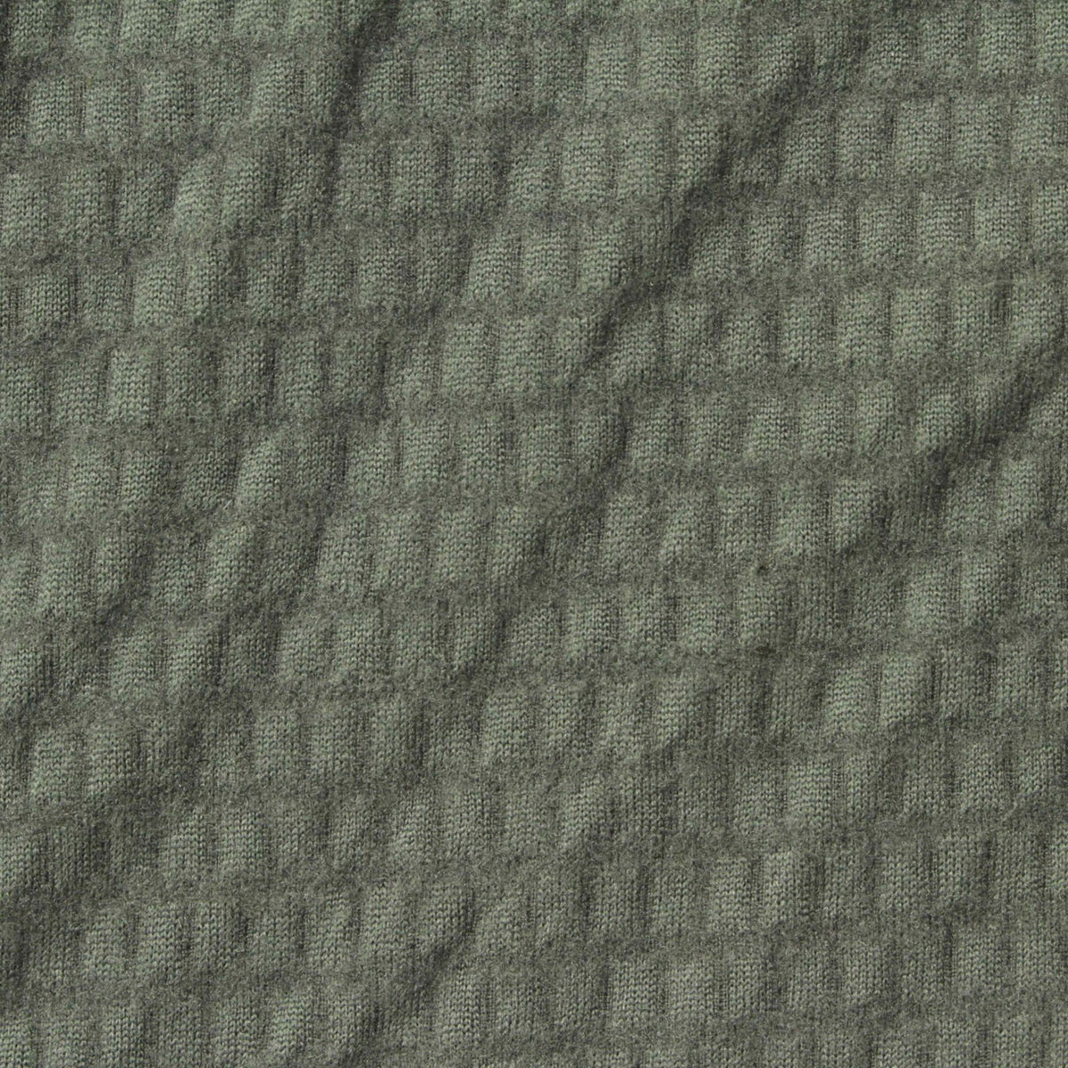 Jacquard Polyester Stretch Knit Fabric, 265 gsm, 150 cm — Green
