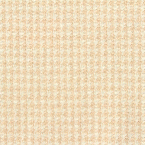 Beige Houndstooth Jacquard, Viscose-Poly