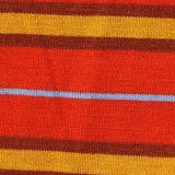 Orange Horizontal-Stripe Jersey Knit, Poly-Viscose — texture